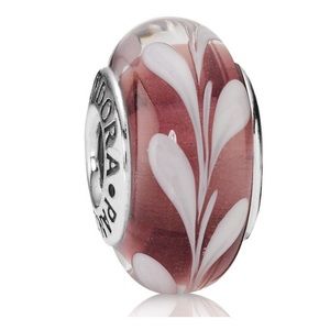 Pandora Jewelry - Pink/ purple pandora charm - murano glass Pandora Jewelry - Pink/ purple pandora charm - murano glass